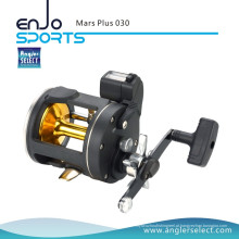 Angler Selecione Marte Plus Plastic Body 2 + 1 Rolamento Direito Handle Fishing Fishing Trolling Reel Fishing Tackle (Mars Plus 030)